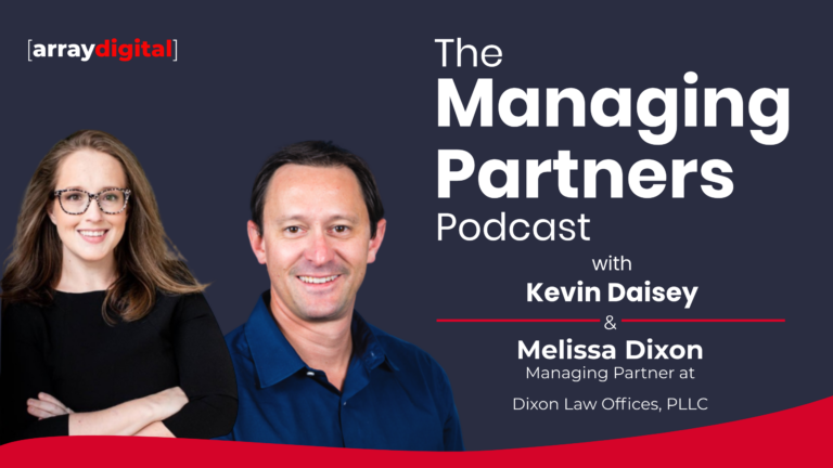 The Managing Partners Podcast with Kevin Daisey & Melissa Dixon - Array Digital branding.