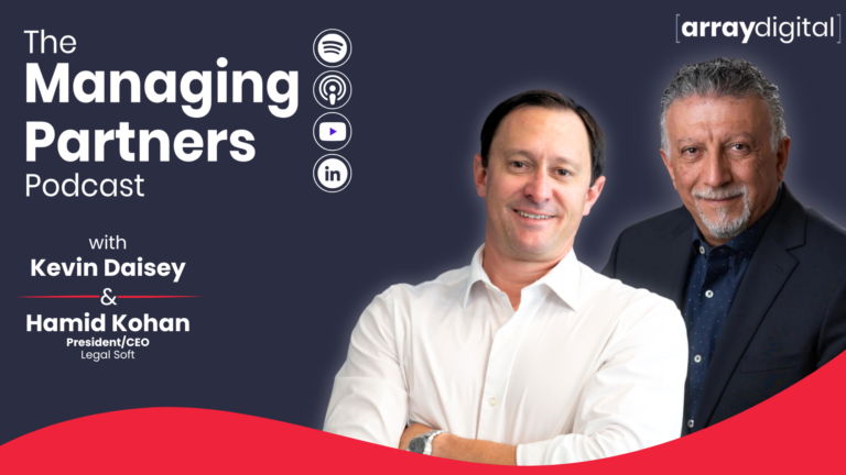 The Managing Partners Podcast featuring Kevin Daisey and Hamid Kohan, array digital branding.