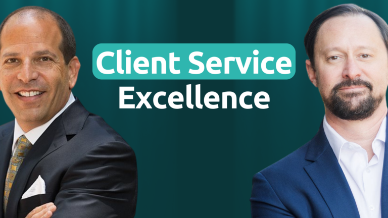 Youtube | Array Two professionals discussing client service excellence, highlighting dedication to superior customer relationships.